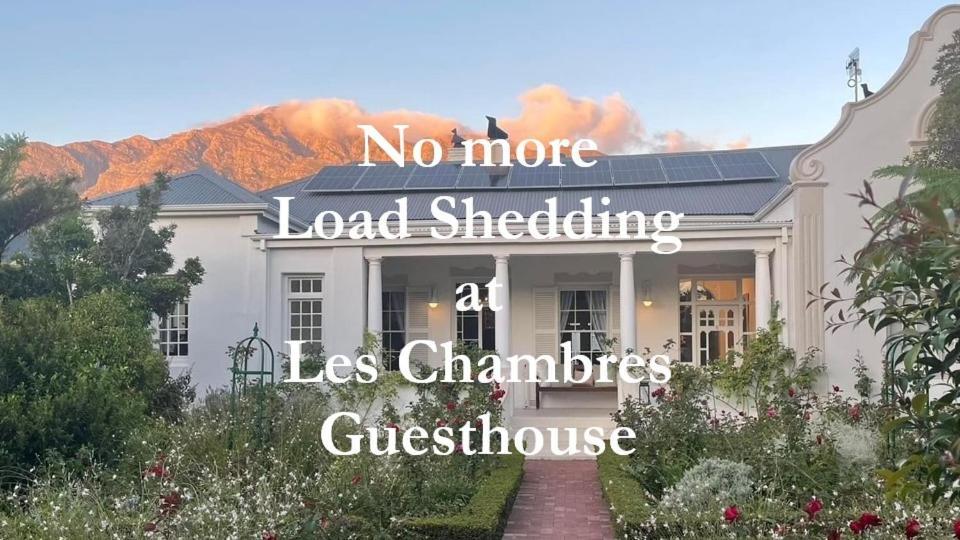 Les Chambres Guest House Franschhoek Eksteriør bilde